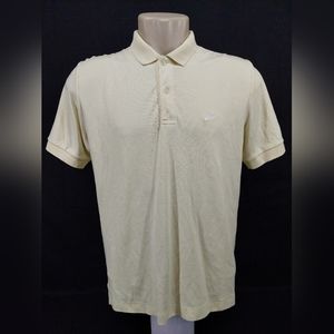 Vintage 90's Nike Men Polo T-Shirt,Color:Beige, Size:L